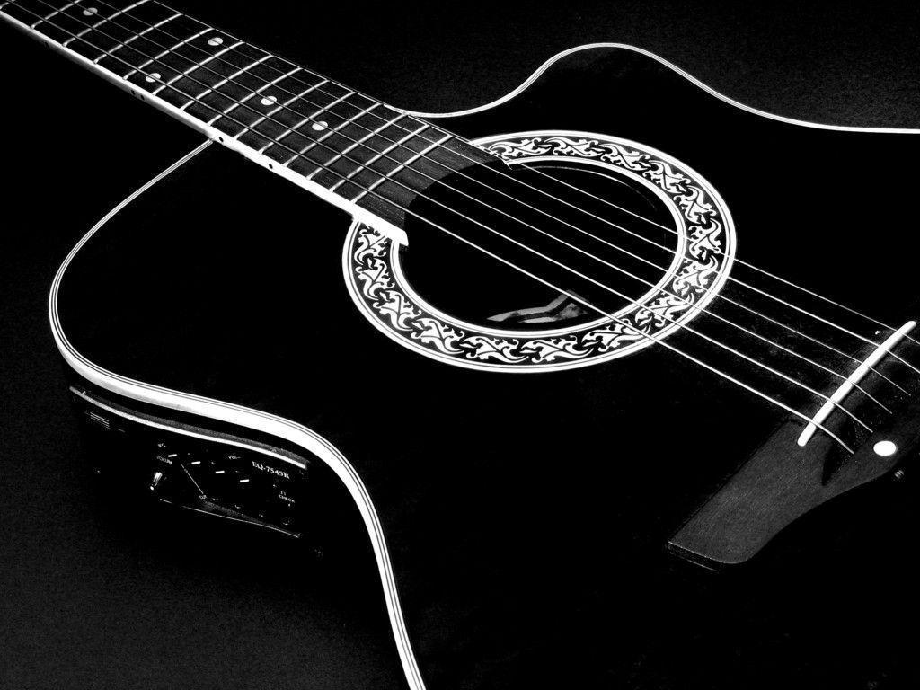 Guitar Black Backgrounds Wallpaper Cave