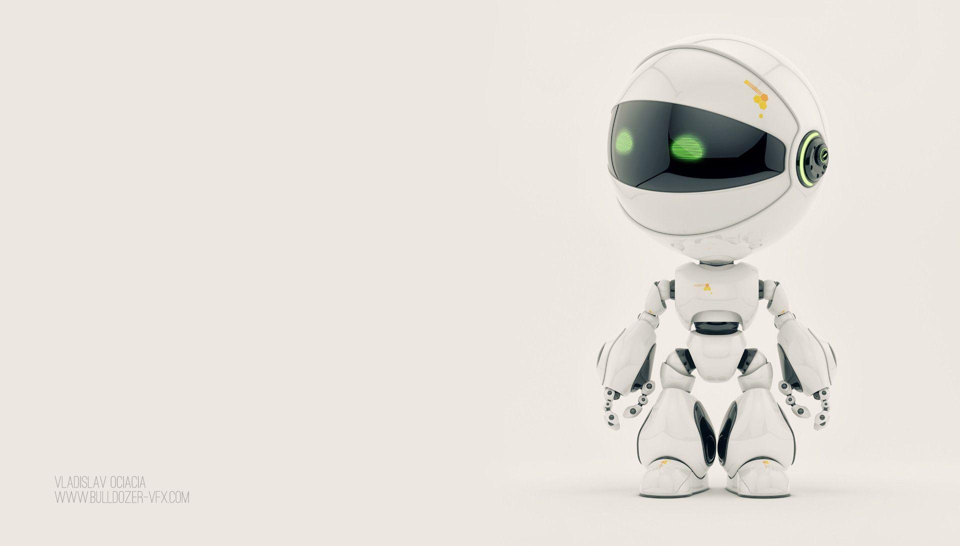 Cute Robot Wallpapers Wallpaper Cave