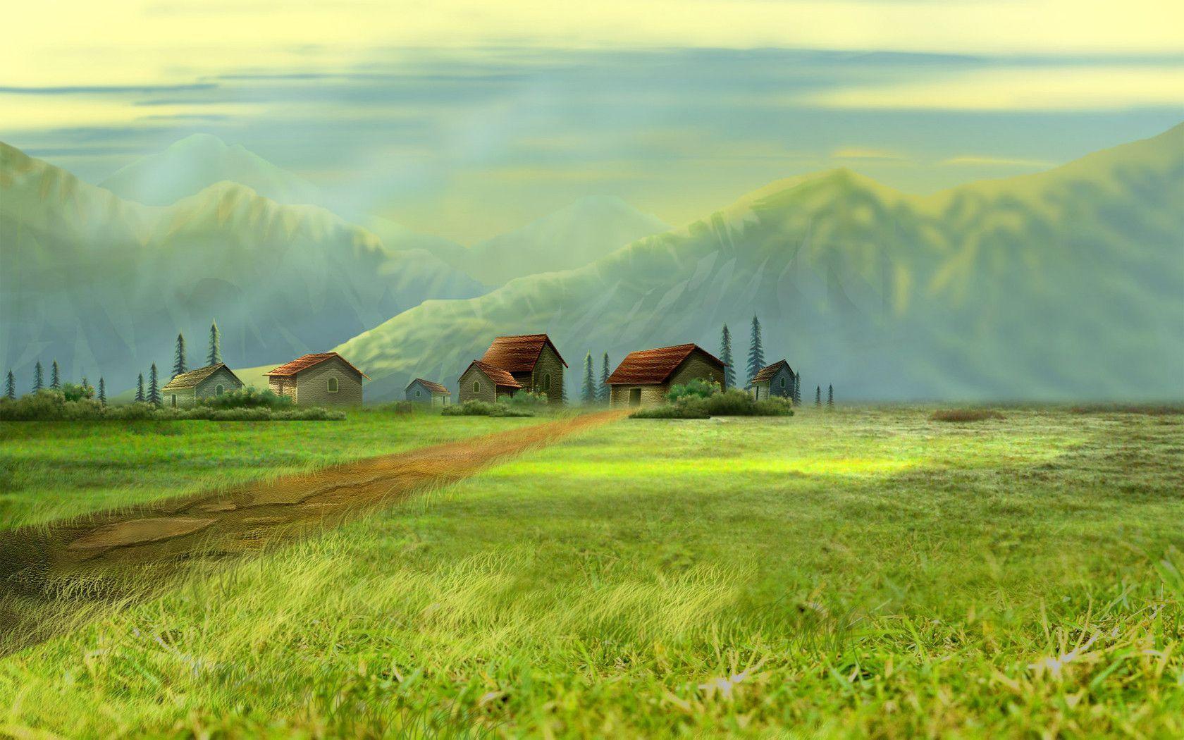 Village Wallpapers Wallpaper Cave