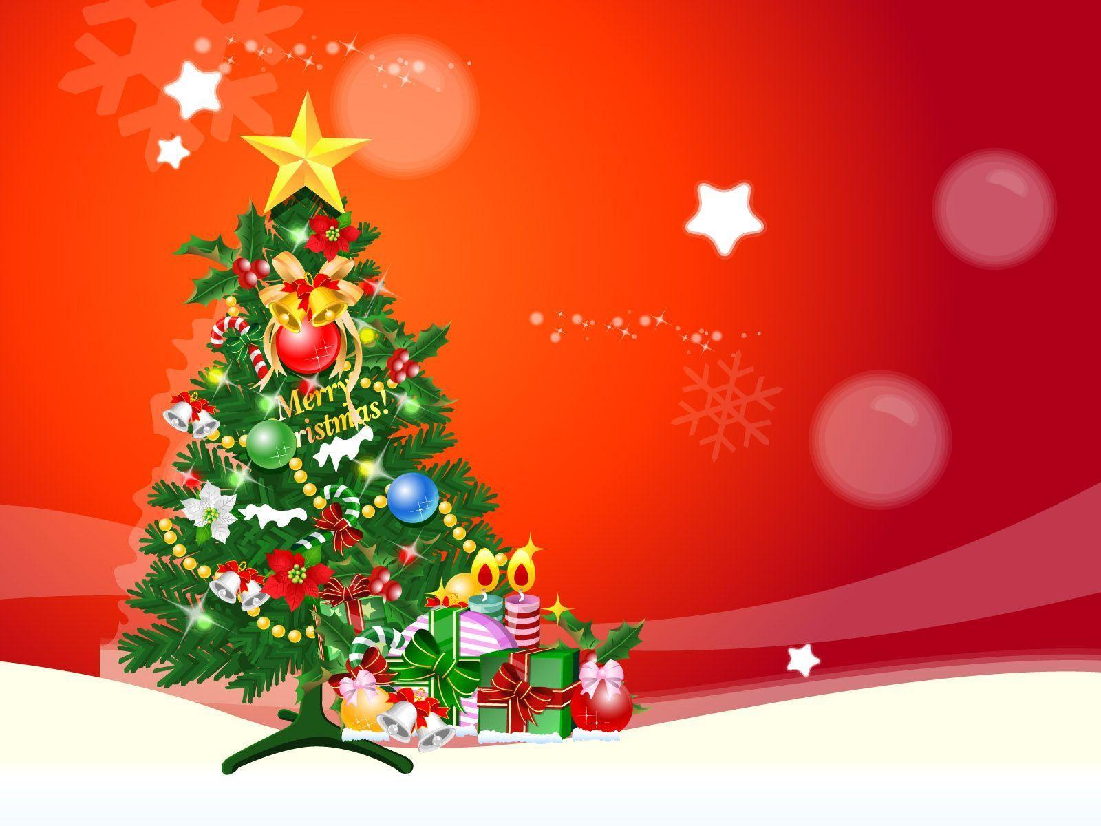 Christmas Tree Cute Wallpapers Wallpaper Cave