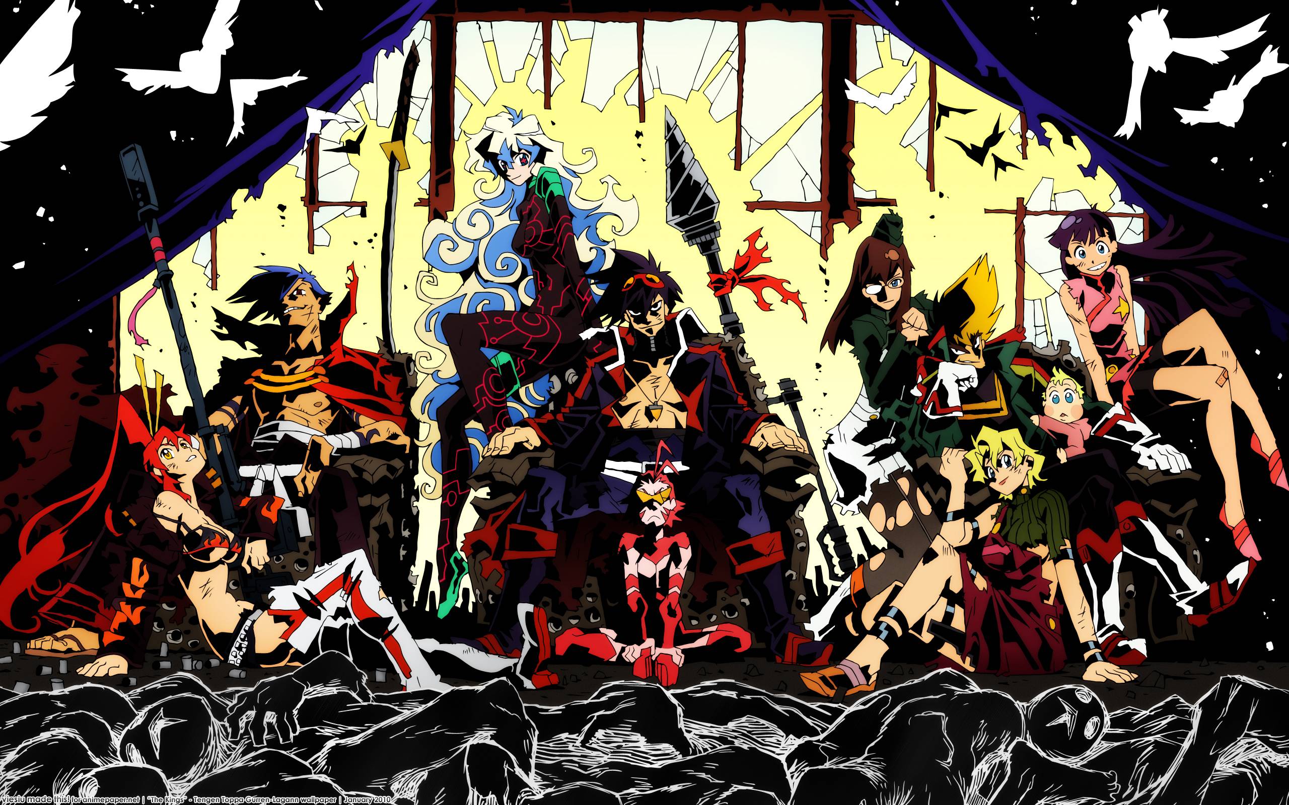 Tengen Toppa Gurren Lagann Wallpapers Wallpaper Cave