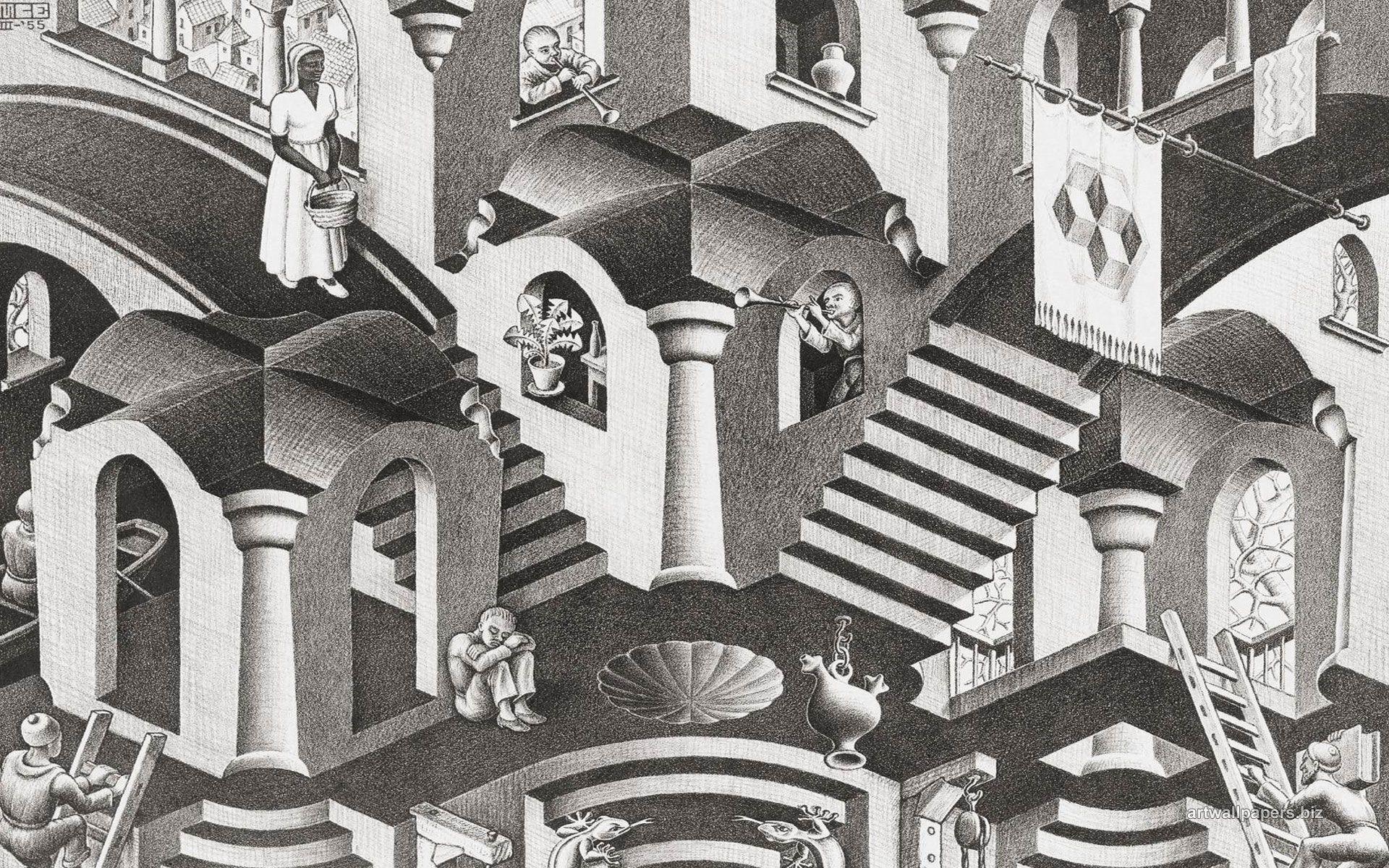 M.C. Escher Wallpapers Wallpaper Cave
