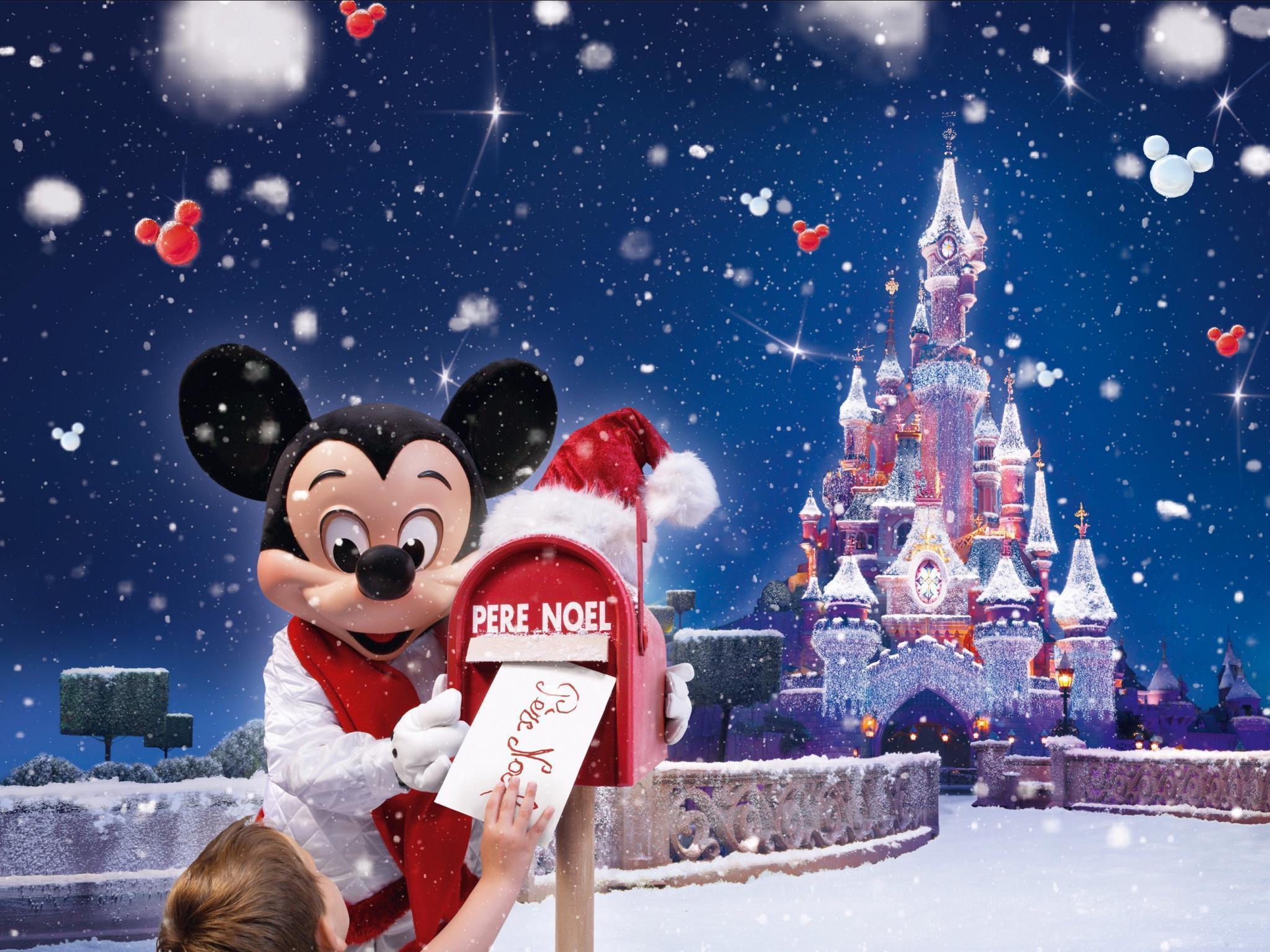 Mickey Mouse Christmas Backgrounds Wallpaper Cave