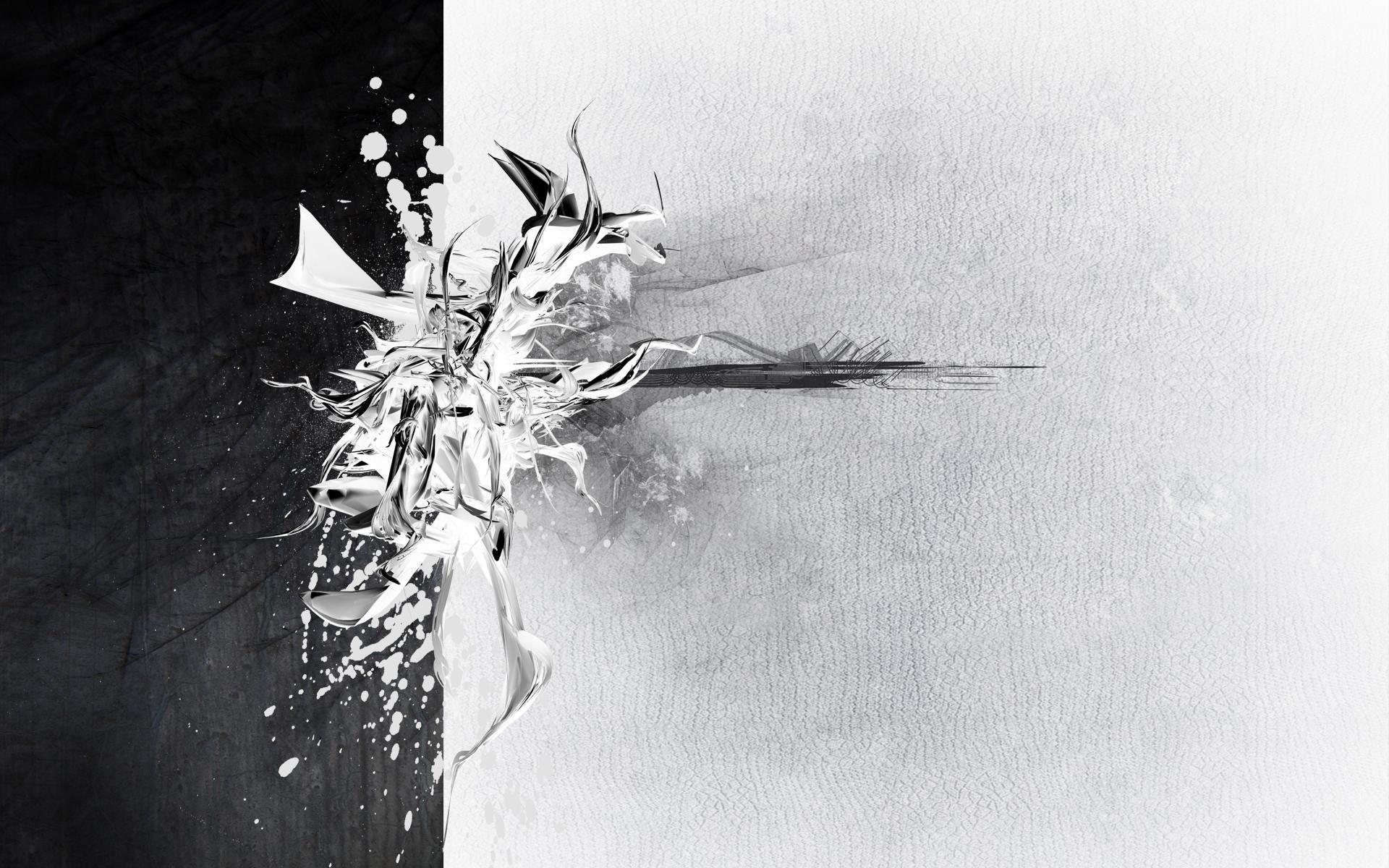 Black And White Abstract Wallpapers Wallpaper Cave