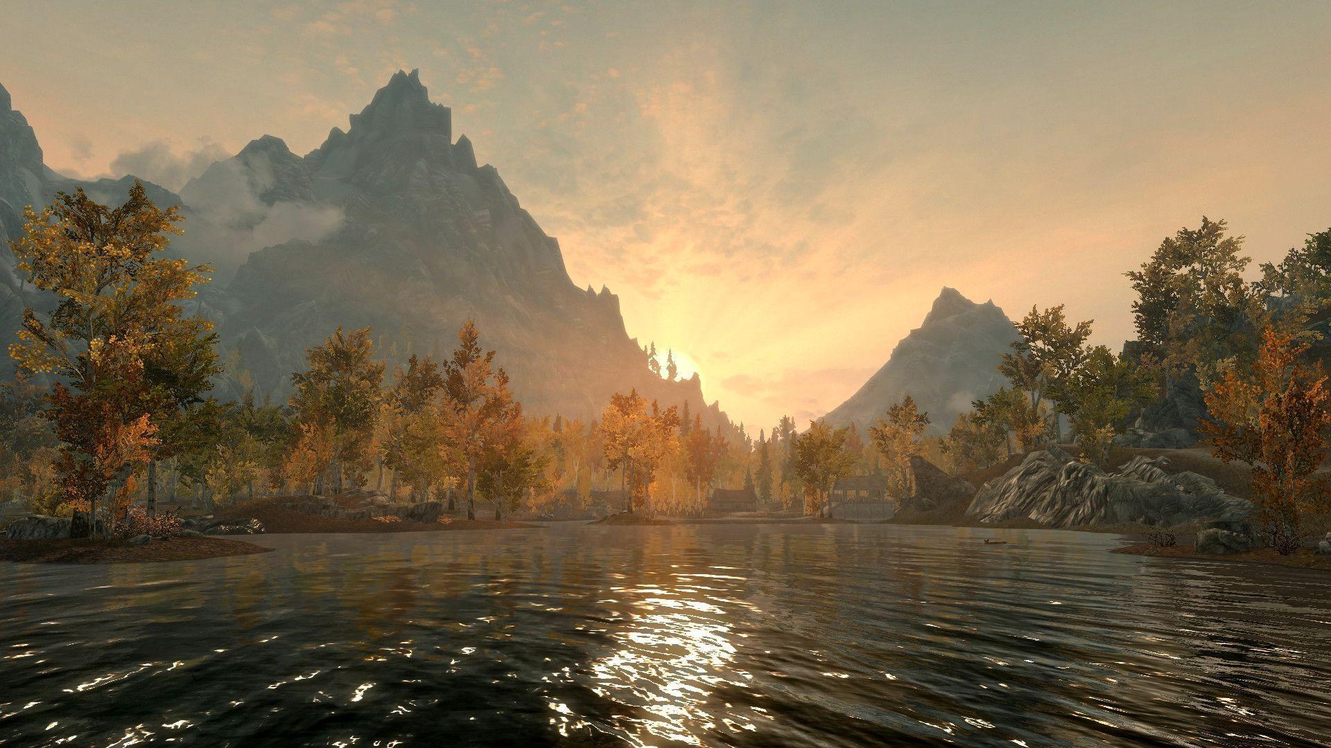 Skyrim Scenery Wallpapers Wallpaper Cave