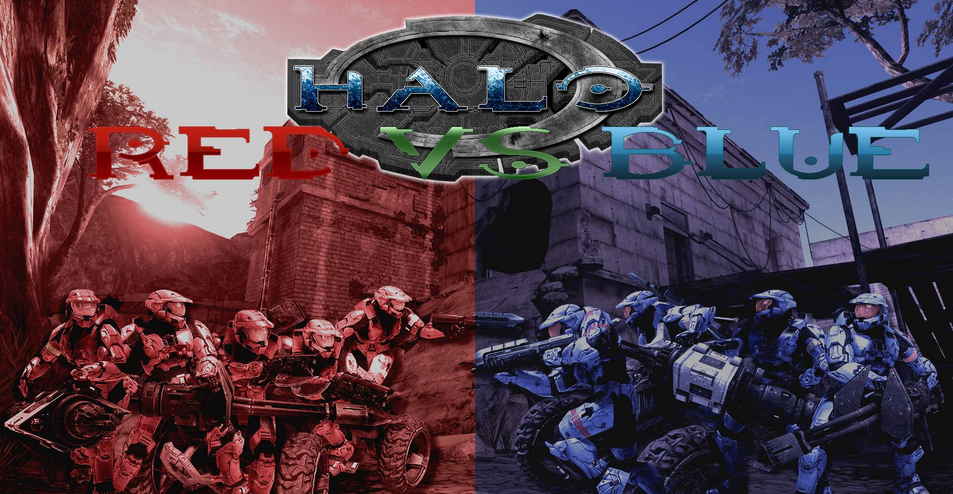 Red Vs. Blue Wallpapers Wallpaper Cave