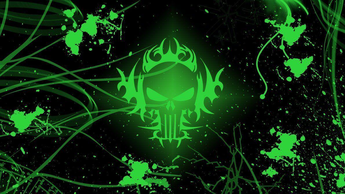 Green Skull Wallpapers Wallpaper Cave