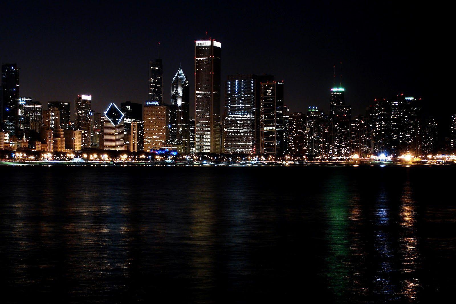 Chicago Skyline Backgrounds Wallpaper Cave