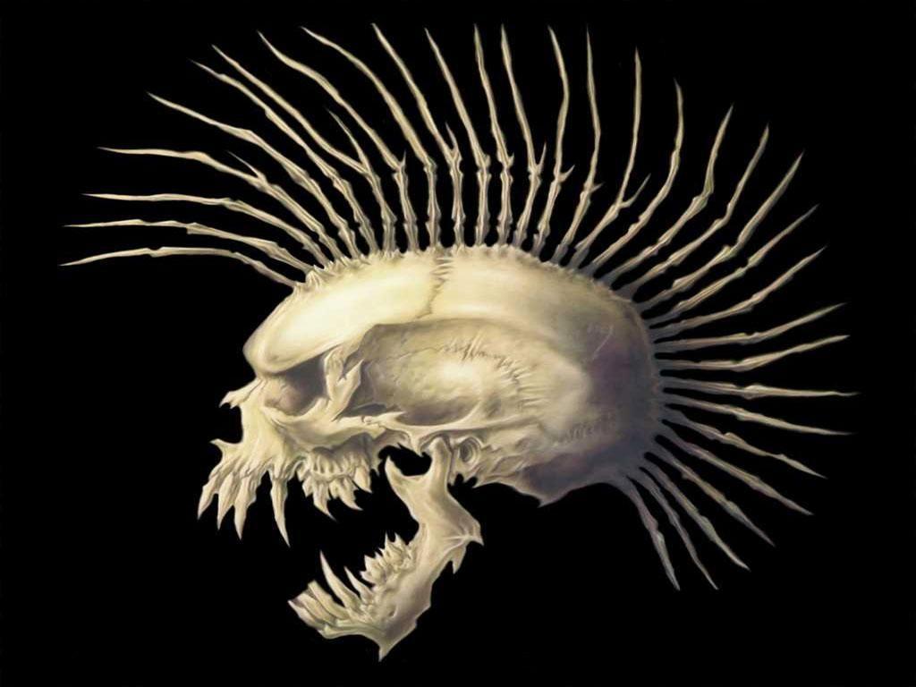 Punk Skull Wallpapers Wallpaper Cave