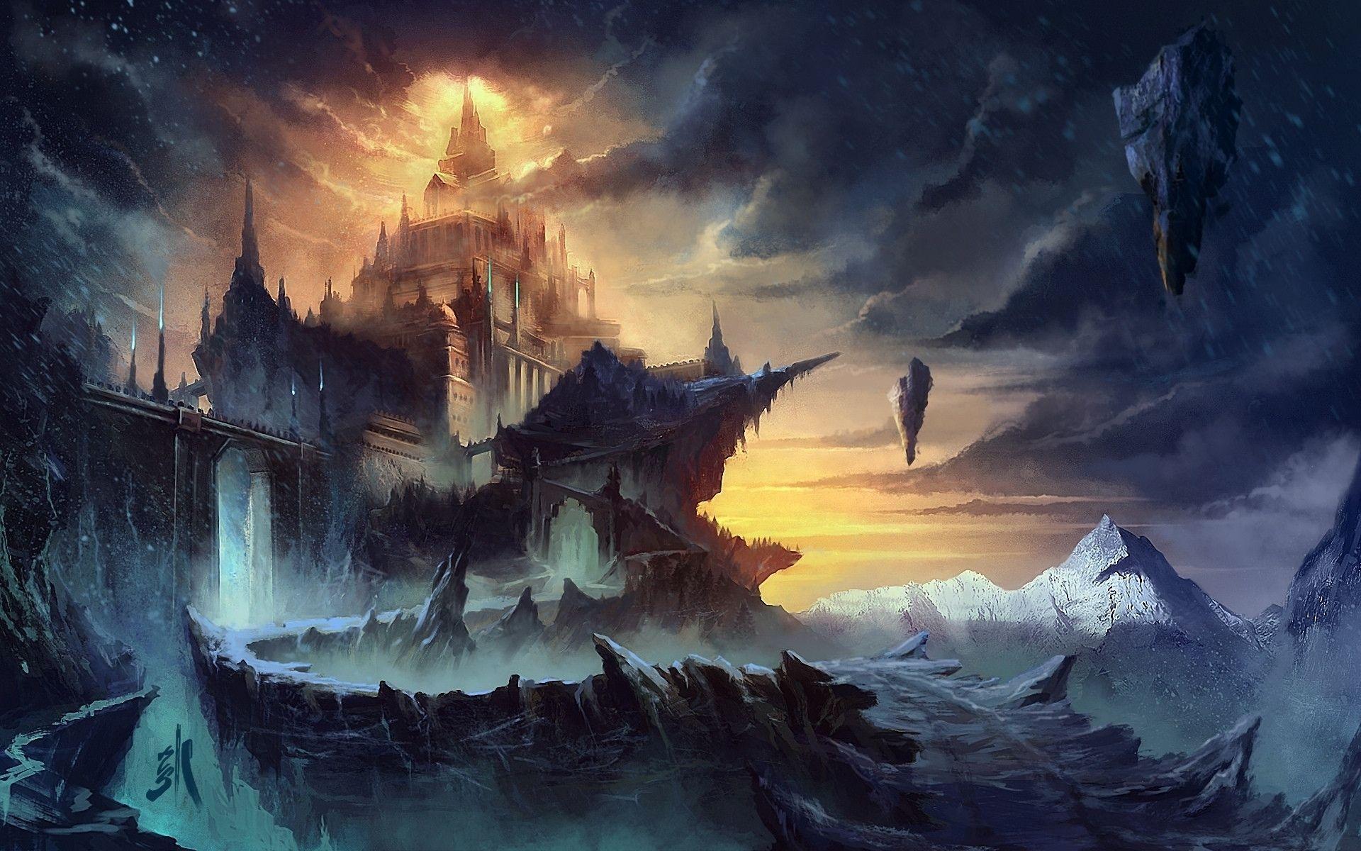 Fantasy Castle Wallpapers Wallpaper Cave