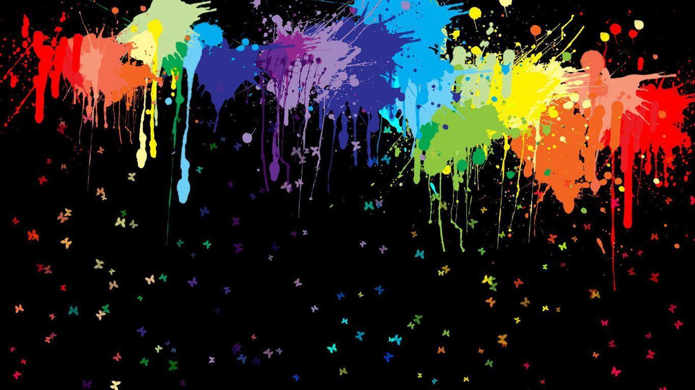 Splatter Paint Wallpapers Wallpaper Cave