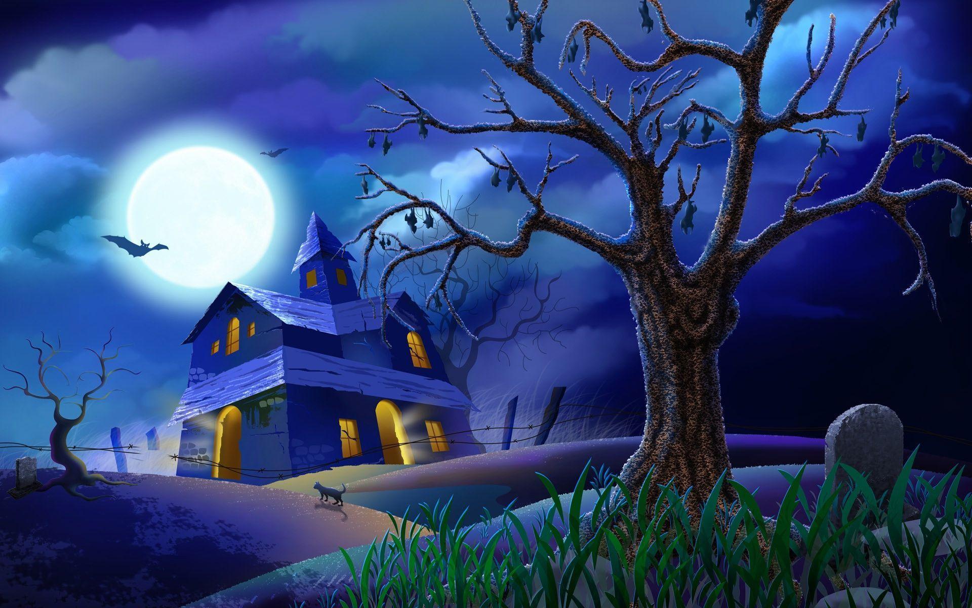Scary House Backgrounds Wallpaper Cave