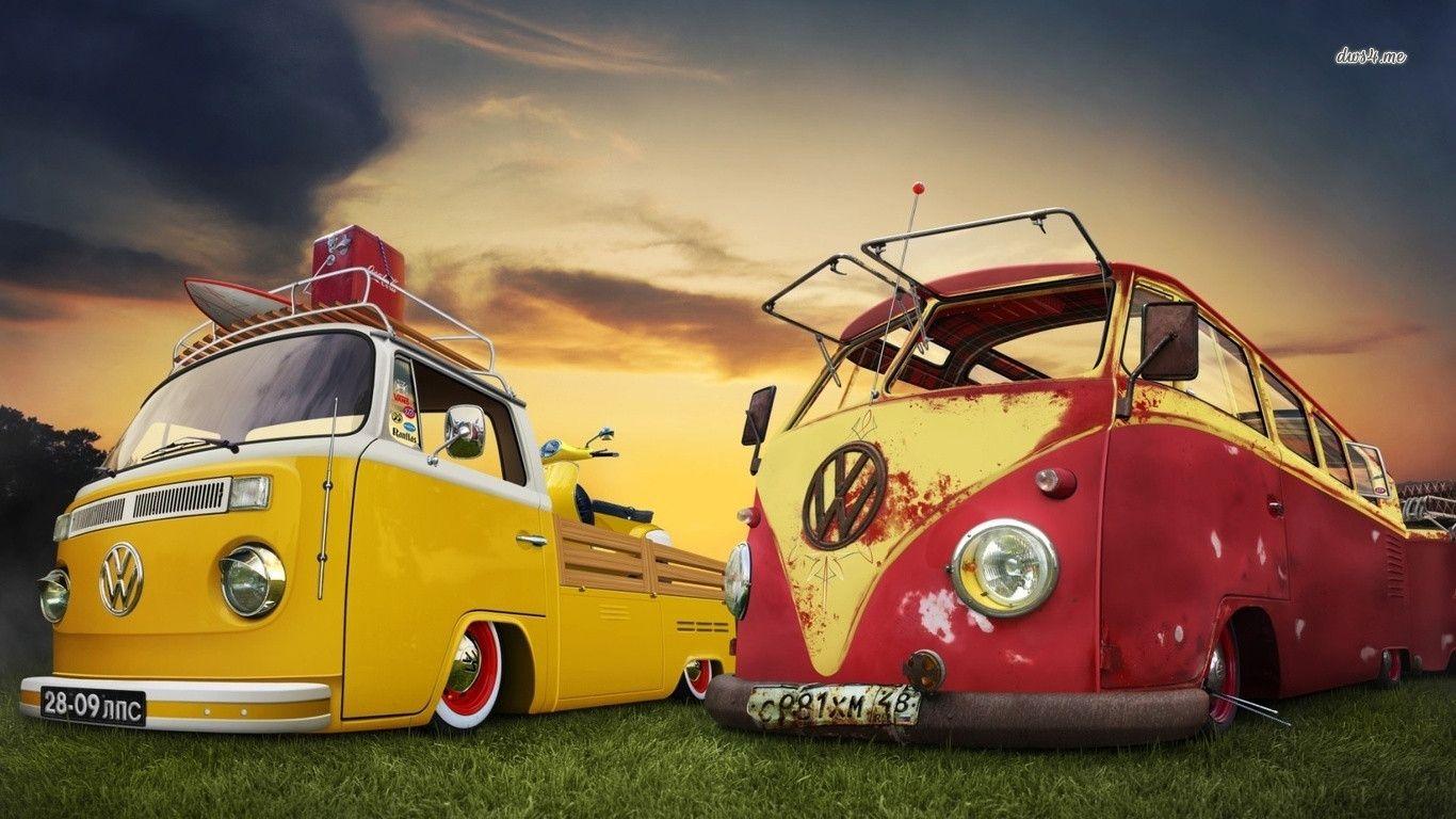 Volkswagen Bus Wallpapers Wallpaper Cave