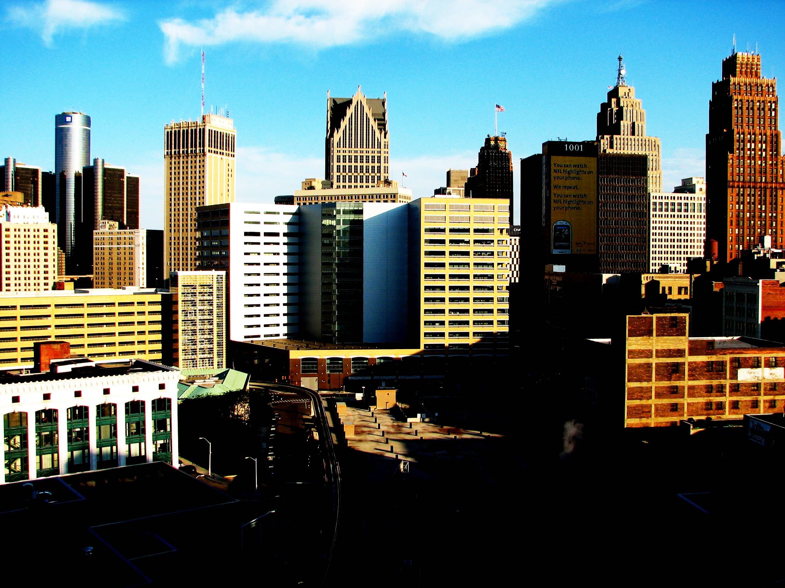 Detroit Skyline Wallpapers Wallpaper Cave