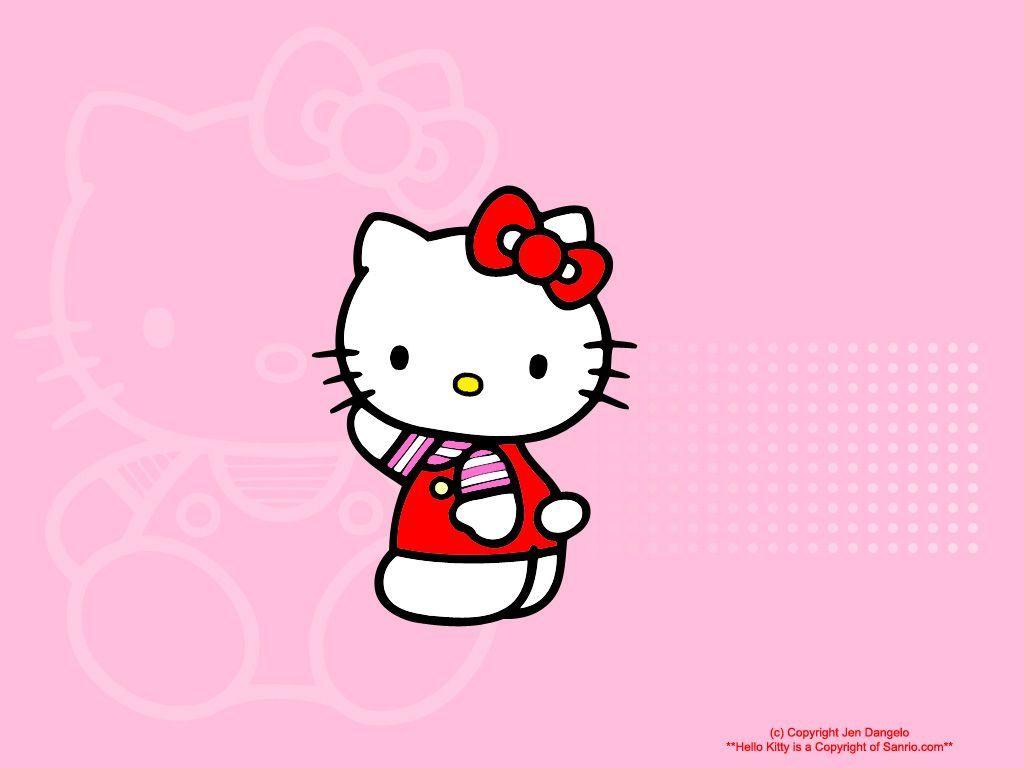 Hello Kitty Wallpaper Blue And Pink