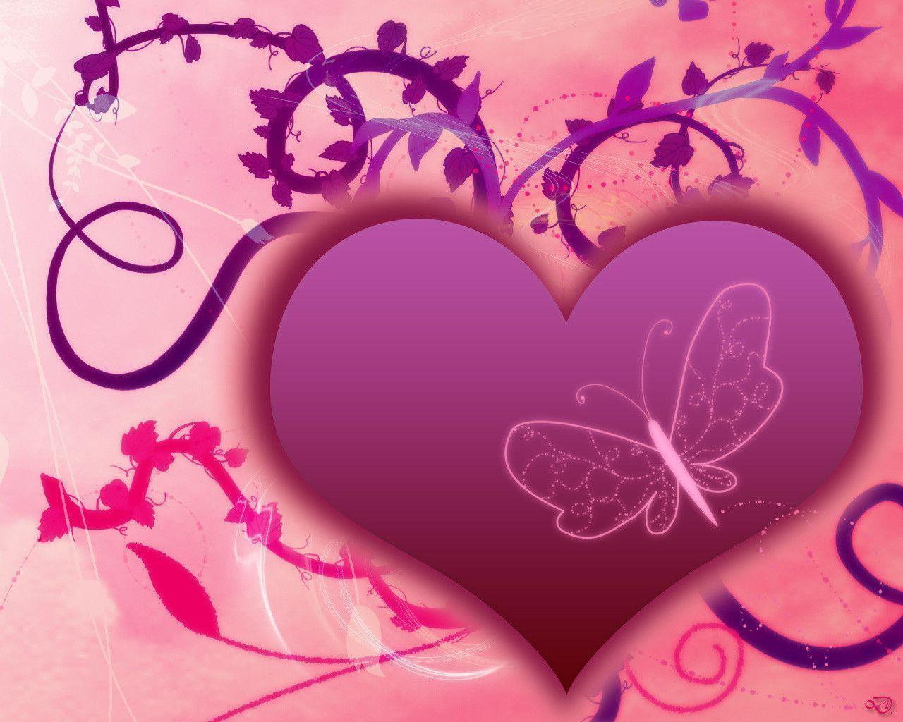 Pink Heart Wallpapers Wallpaper Cave