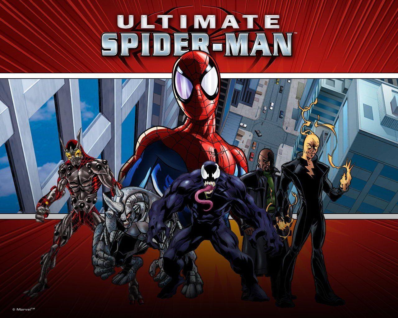SpiderMan Cartoon Wallpapers Wallpaper Cave