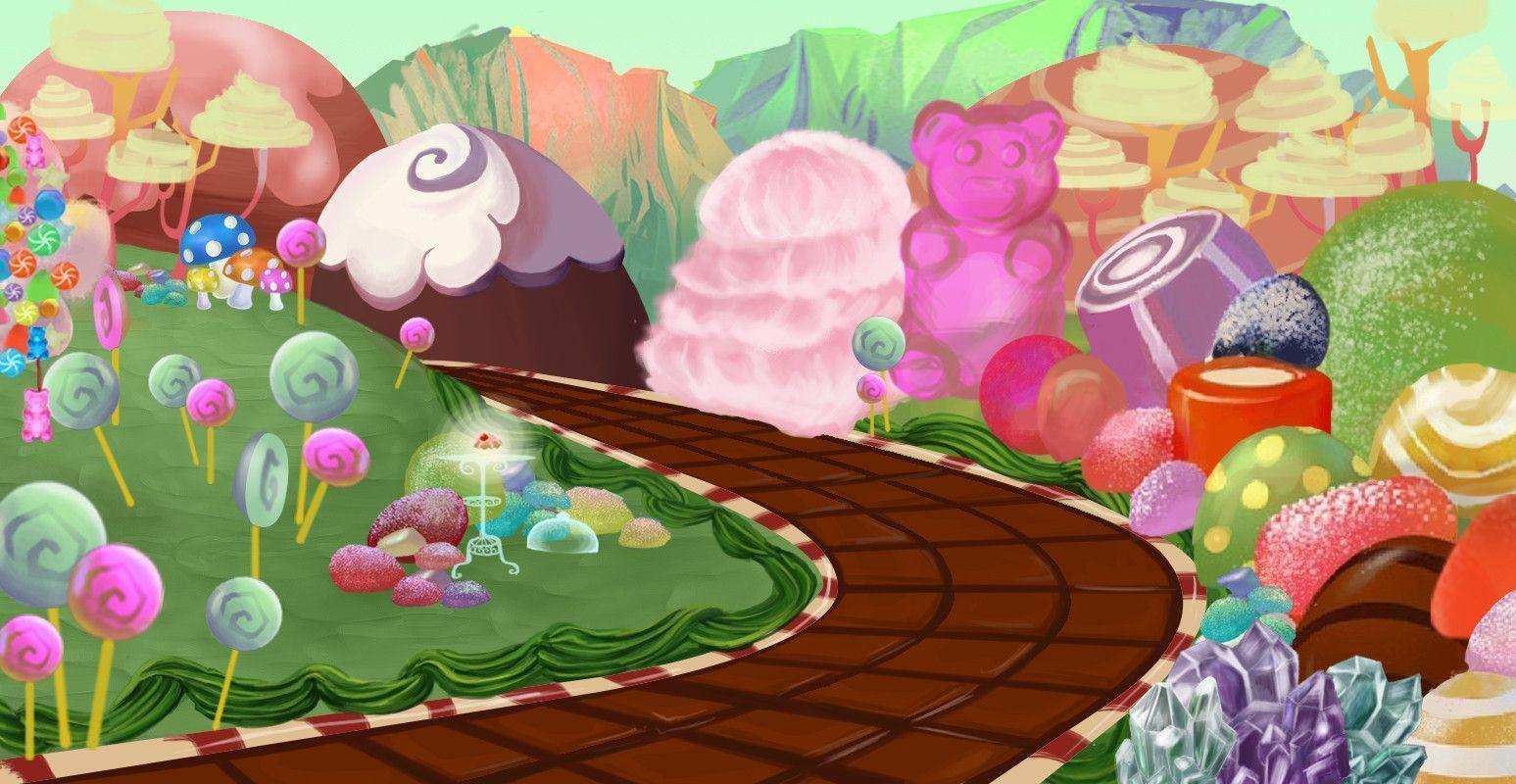 Candyland Backgrounds Wallpaper Cave