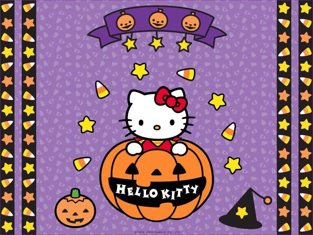 Hello Kitty Halloween Wallpapers Wallpaper Cave