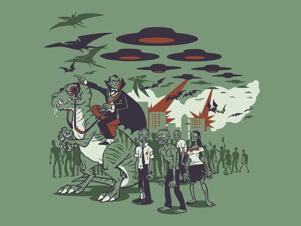 Funny Zombie Wallpapers Wallpaper Cave