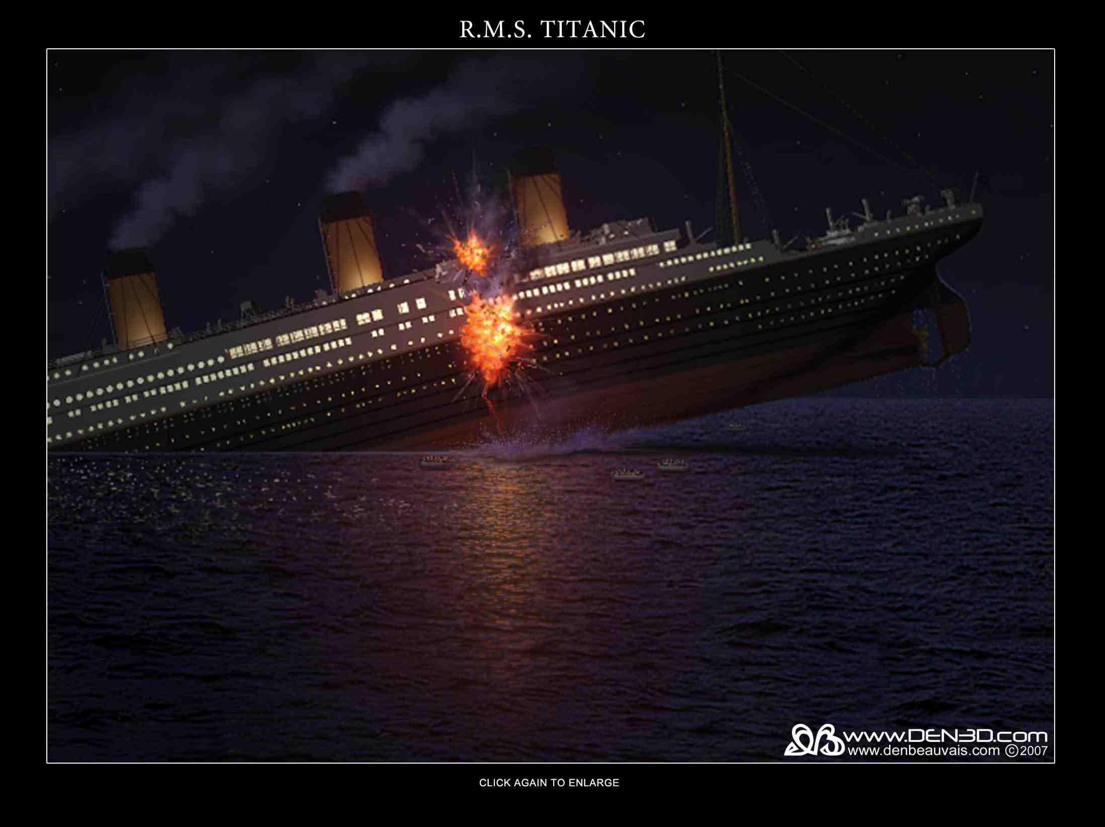 Titanic Sinking Wallpapers Wallpaper Cave