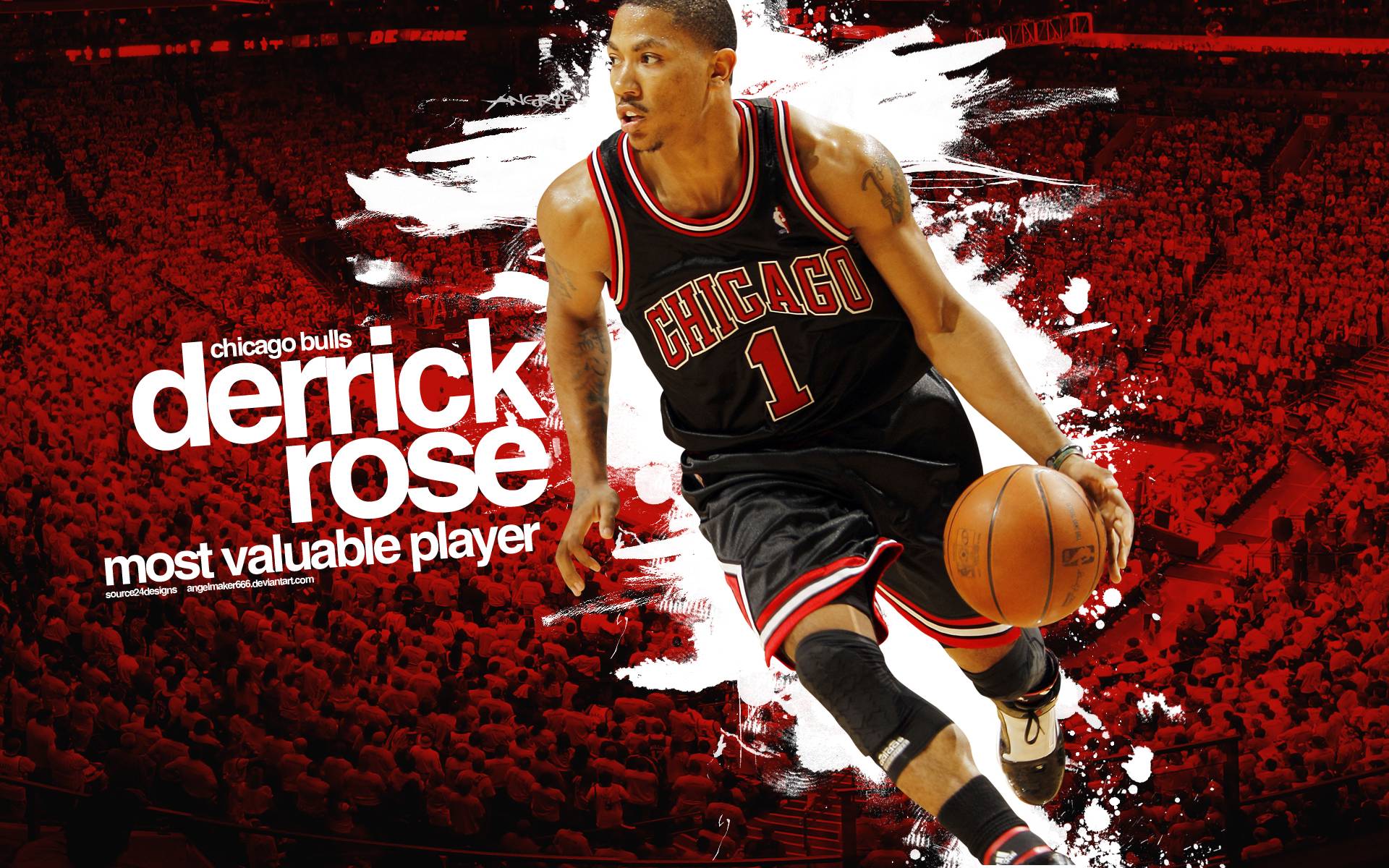 Derrick Rose Logo Wallpapers Wallpaper Cave