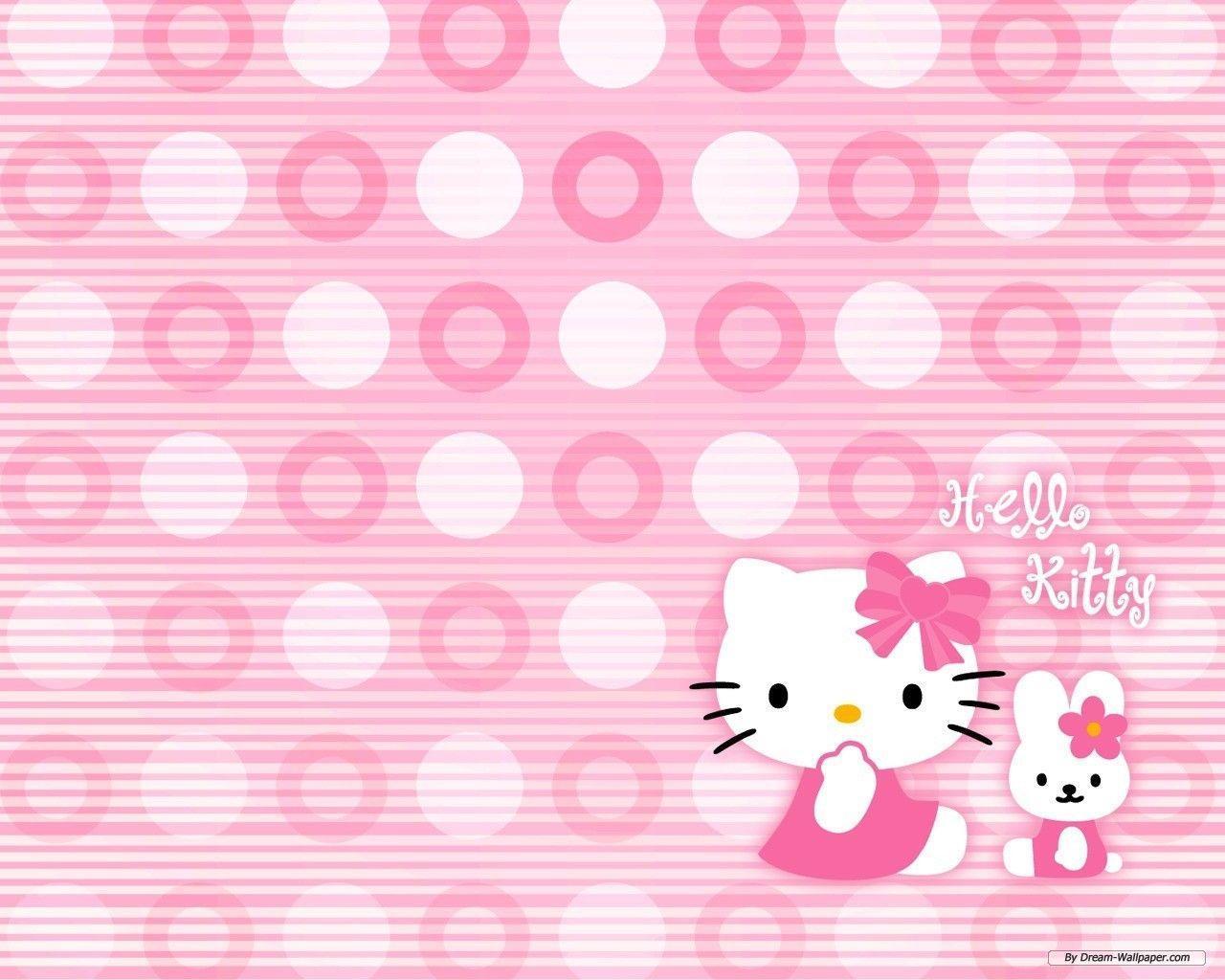 Hello Kitty Pink Backgrounds Wallpaper Cave