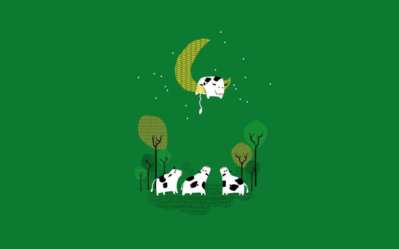 Cute Cow Wallpapers Wallpaper Cave