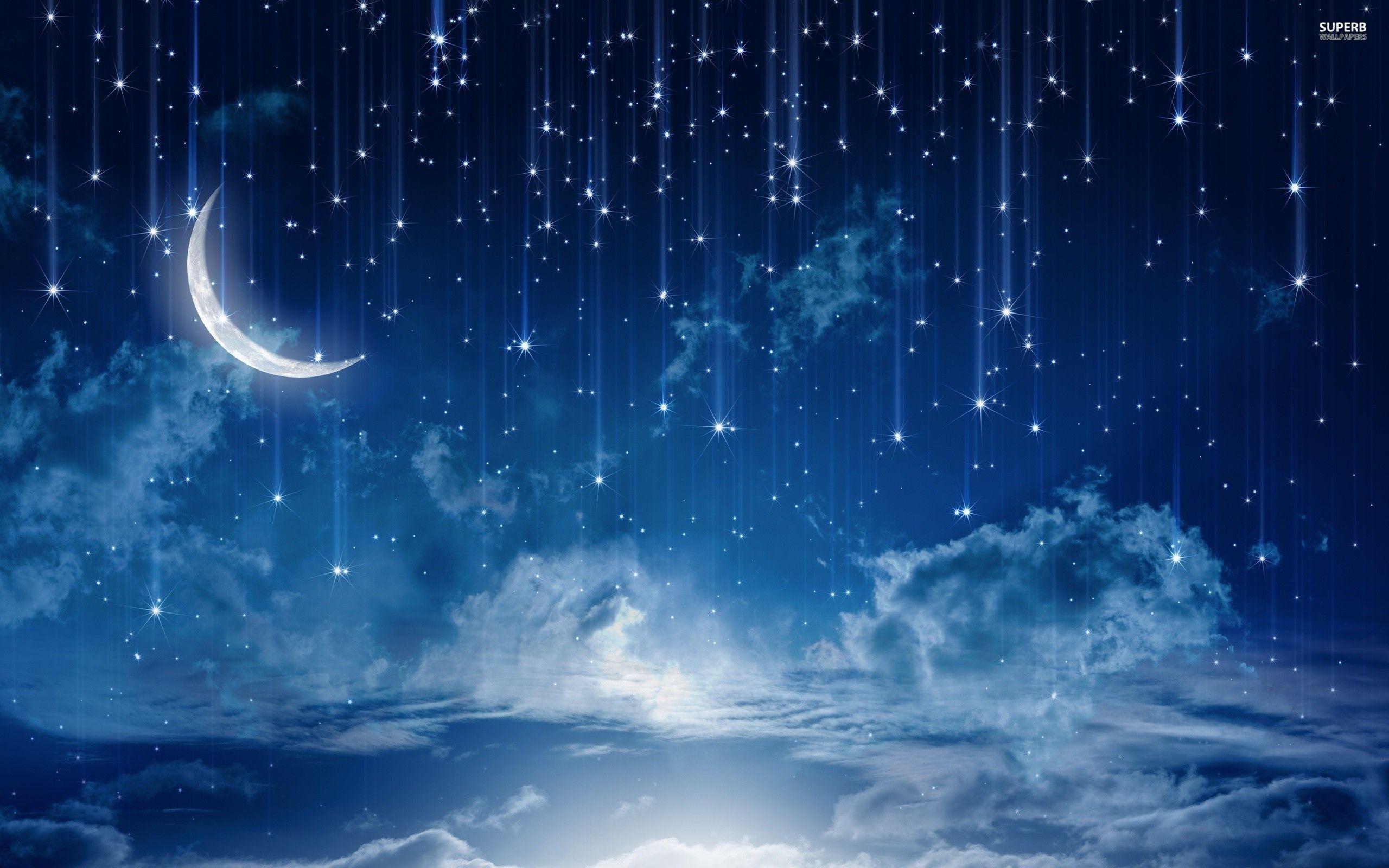 Night Sky Stars Wallpapers Wallpaper Cave
