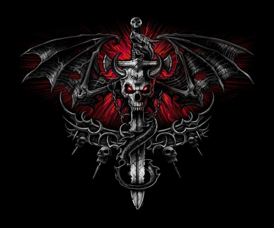 Skull Phone Wallpapers Wallpaper Cave