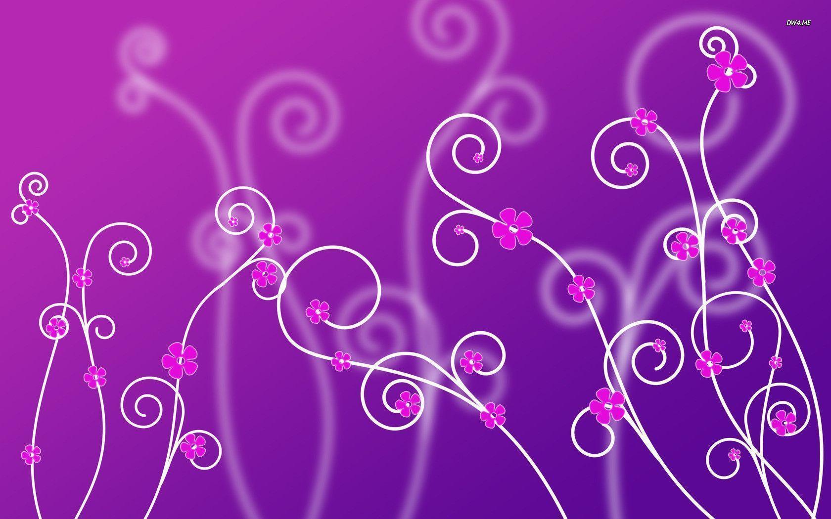 Pink And Purple Flower Backgrounds Wallpaper Cave