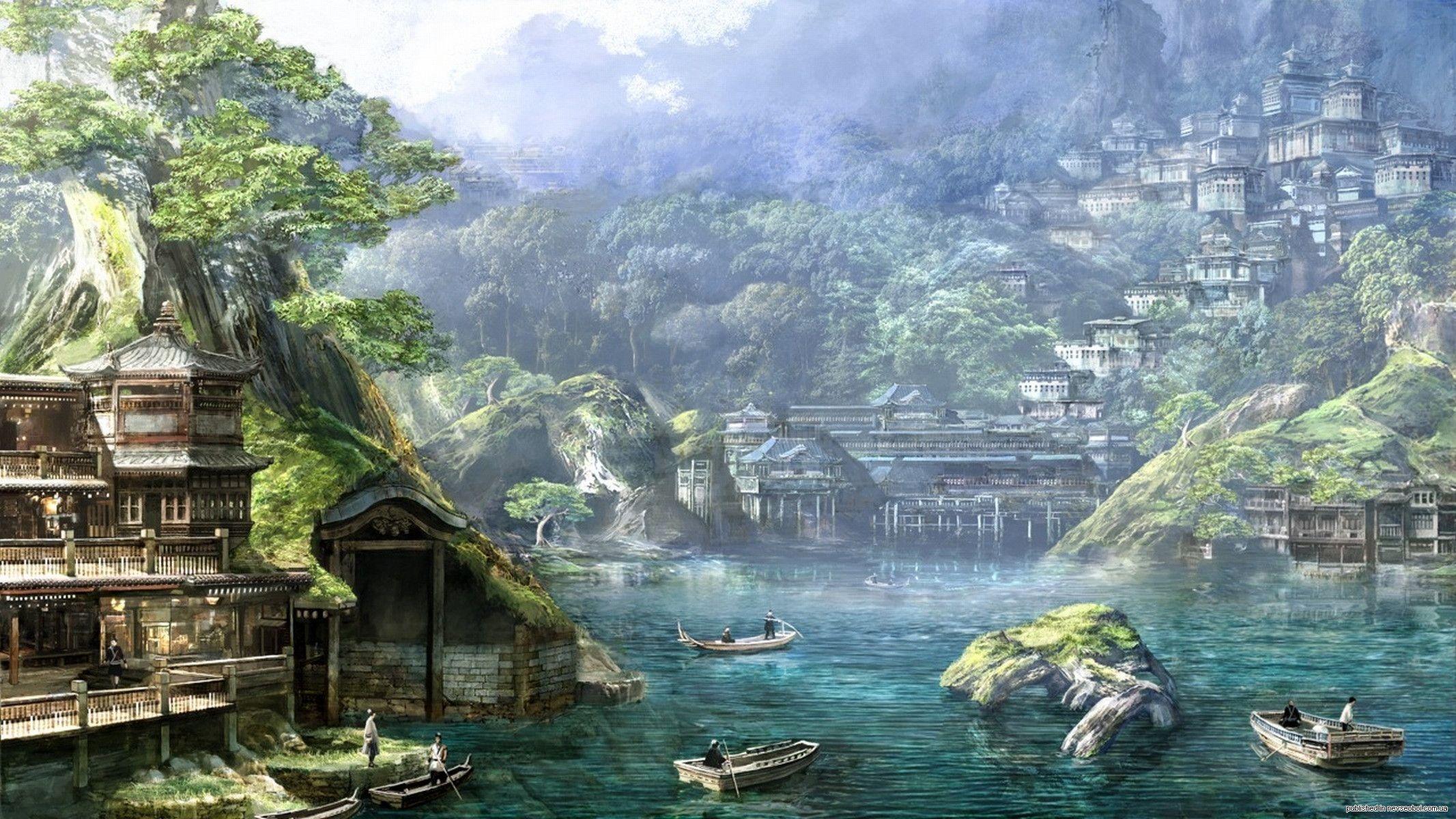 Fantasy City Wallpapers Wallpaper Cave