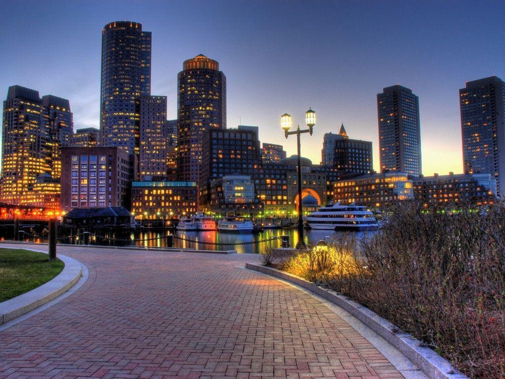 Boston Skyline Wallpapers Wallpaper Cave