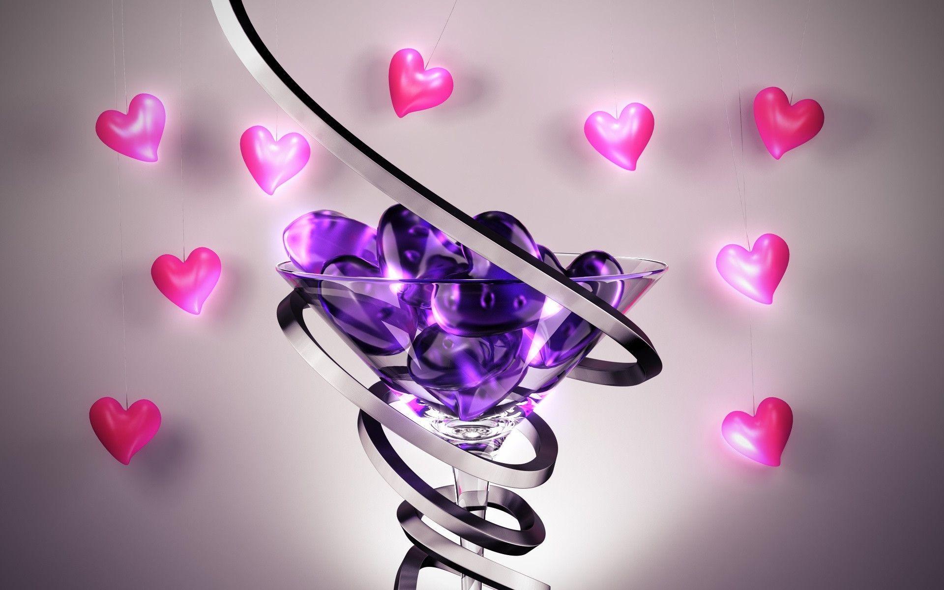 Purple Love Wallpapers Wallpaper Cave