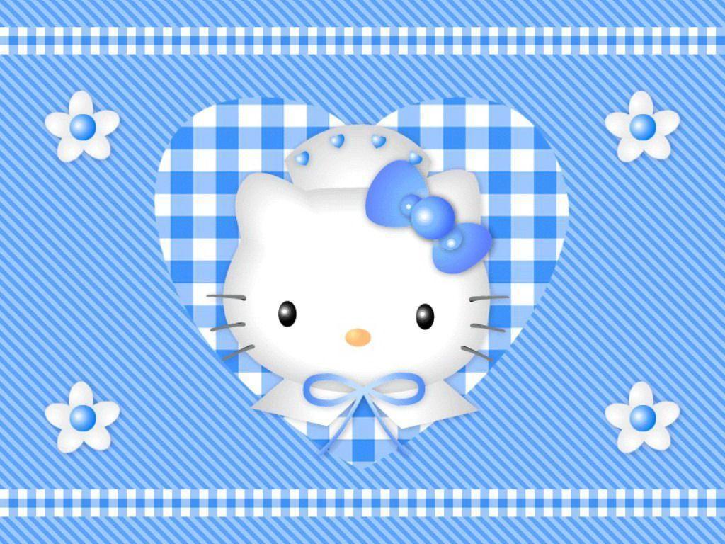 Blue Hello Kitty Wallpapers Wallpaper Cave