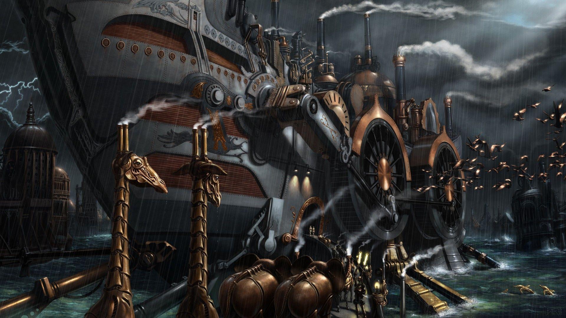 Steampunk Wallpapers 1920x1080 Wallpaper Cave