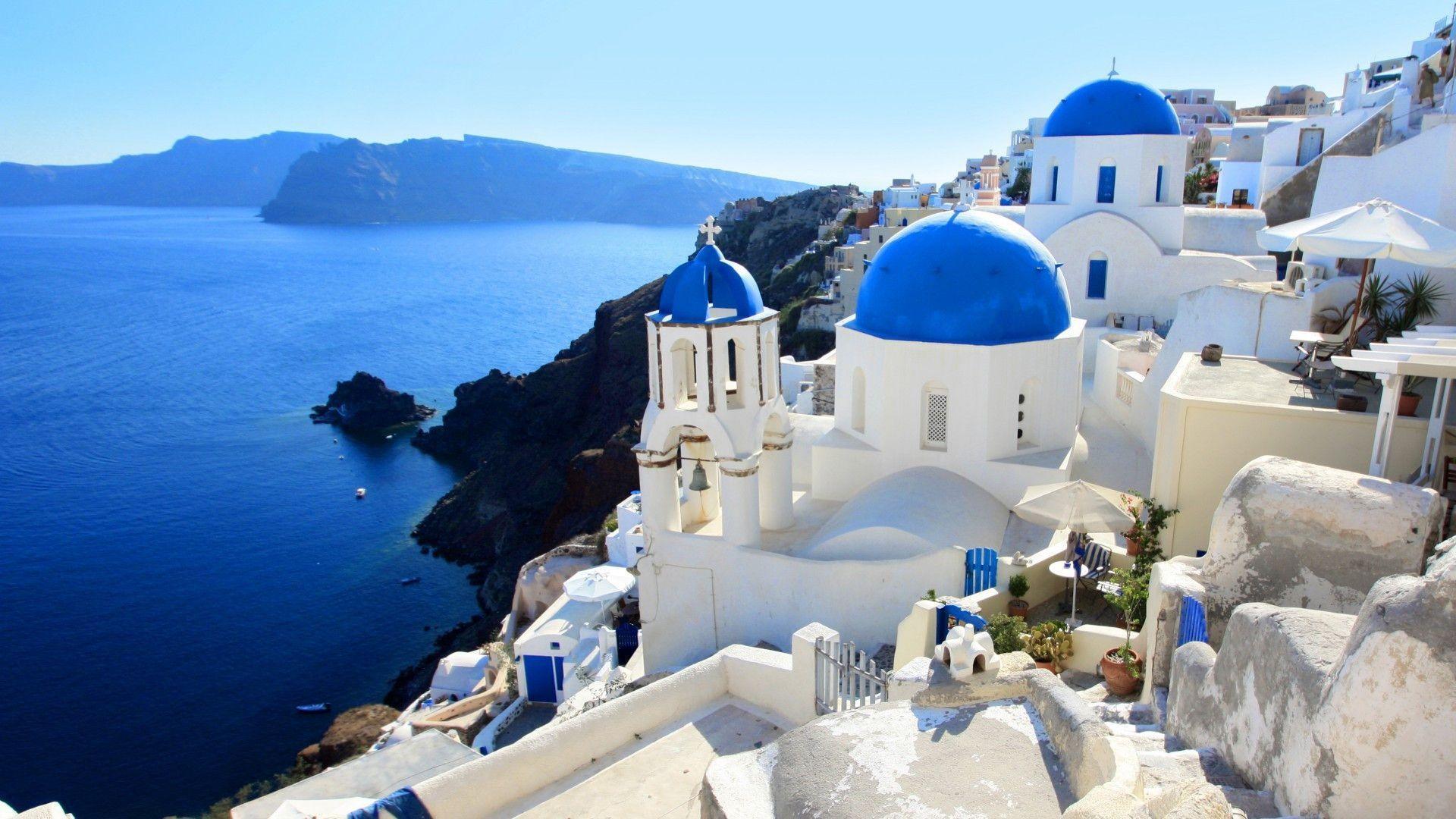 Santorini Wallpapers Wallpaper Cave