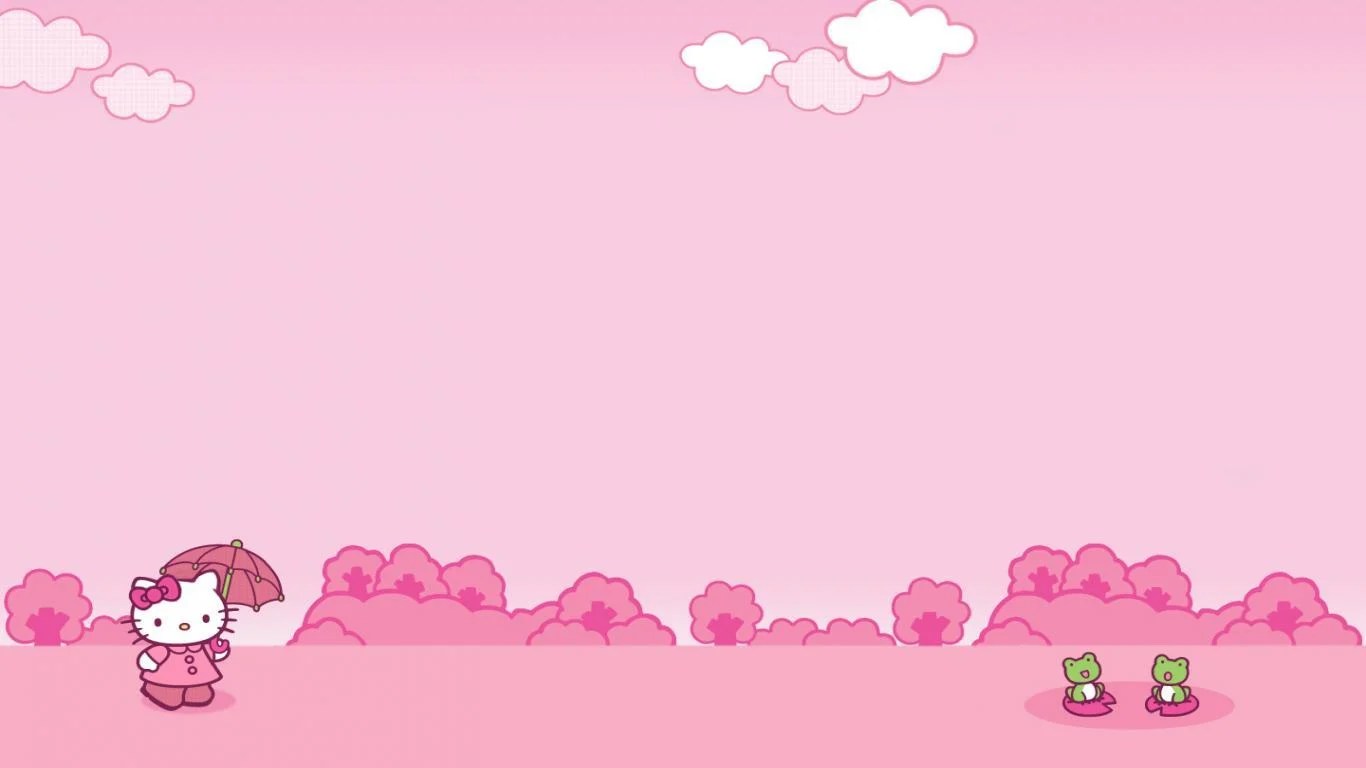 Pink Hello Kitty Backgrounds Wallpaper Cave