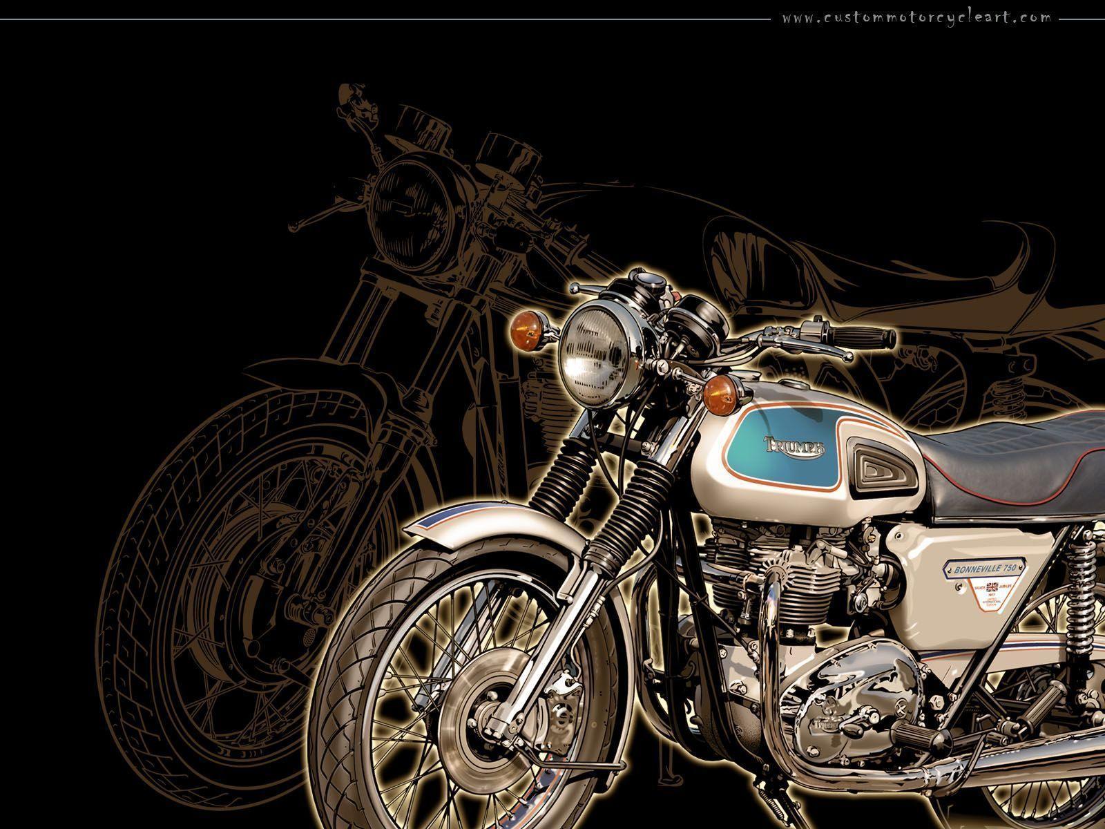 Vintage Motorcycle Wallpapers Wallpaper Cave