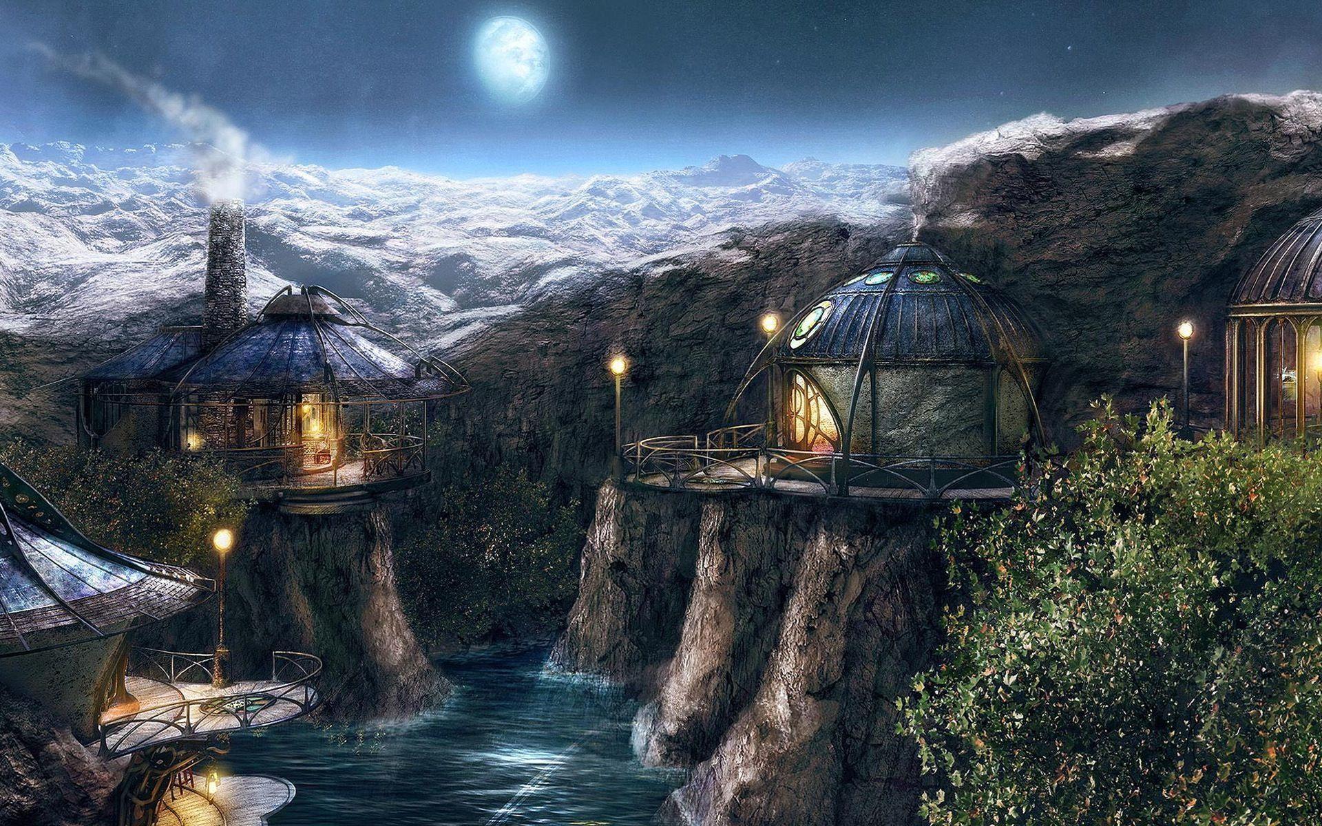 Fantasy City Wallpapers Wallpaper Cave
