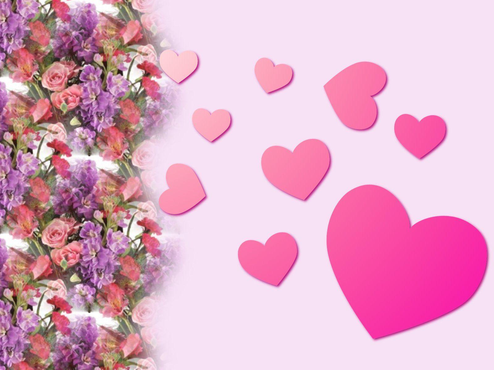 Pink Hearts Wallpapers Wallpaper Cave