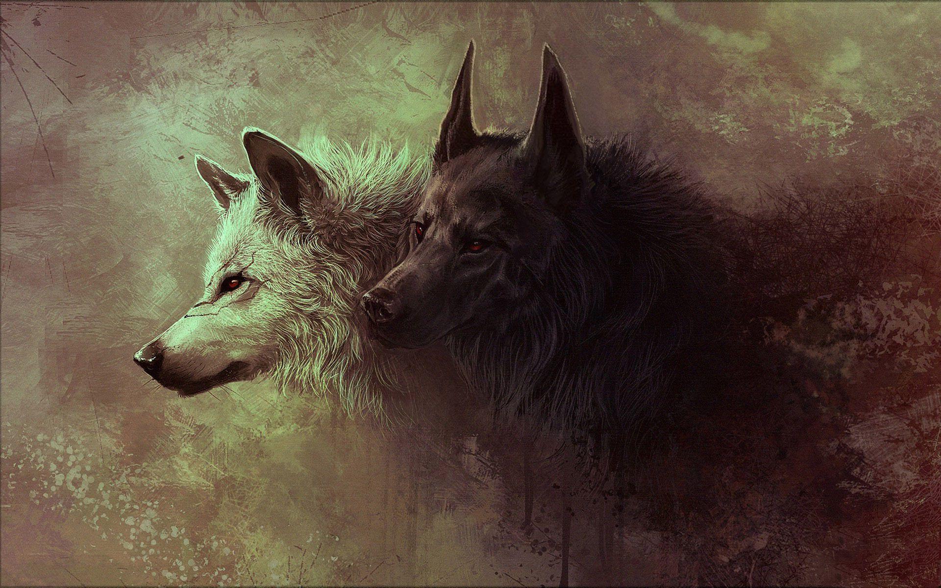 Dark Wolf Wallpapers Wallpaper Cave