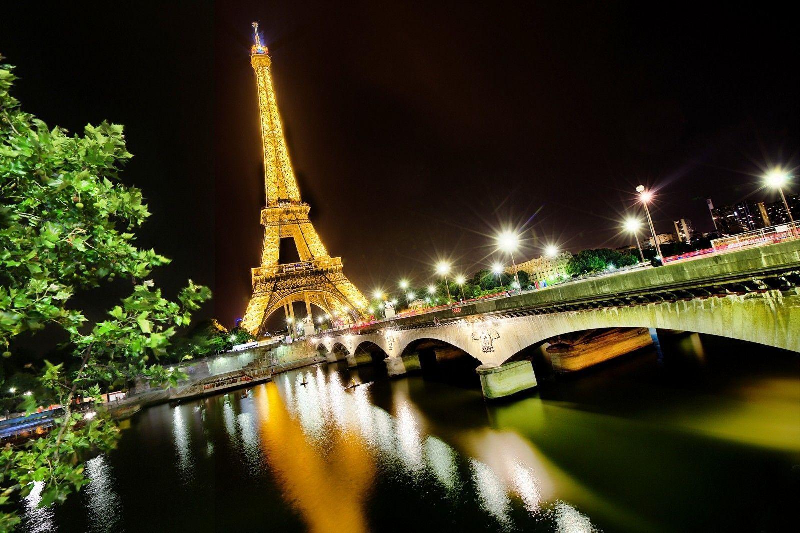 Eiffel Tower At Night Wallpapers Wallpaper Cave