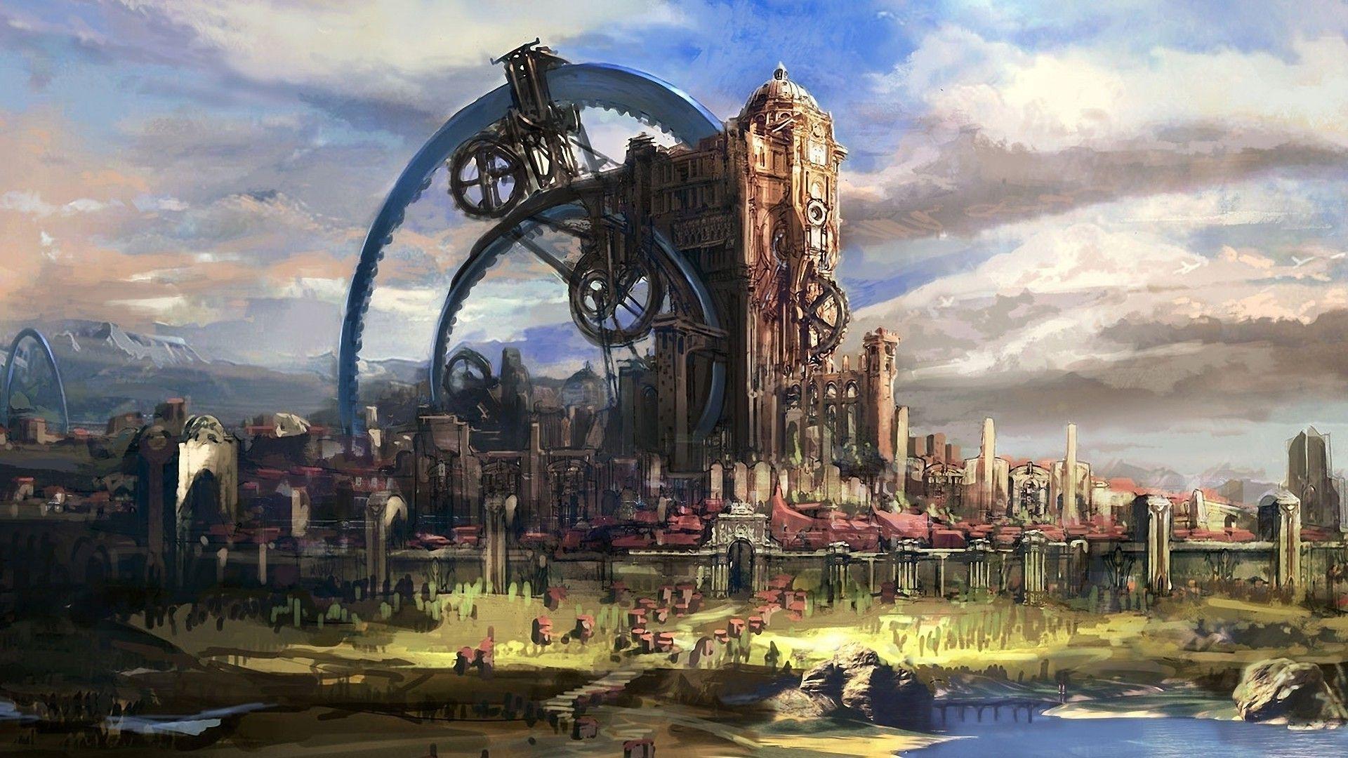 Fantasy City Wallpapers Wallpaper Cave