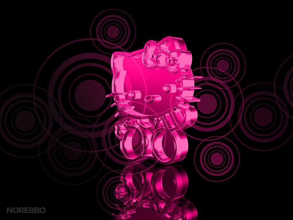 Black And Pink Hello Kitty Wallpapers Wallpaper Cave