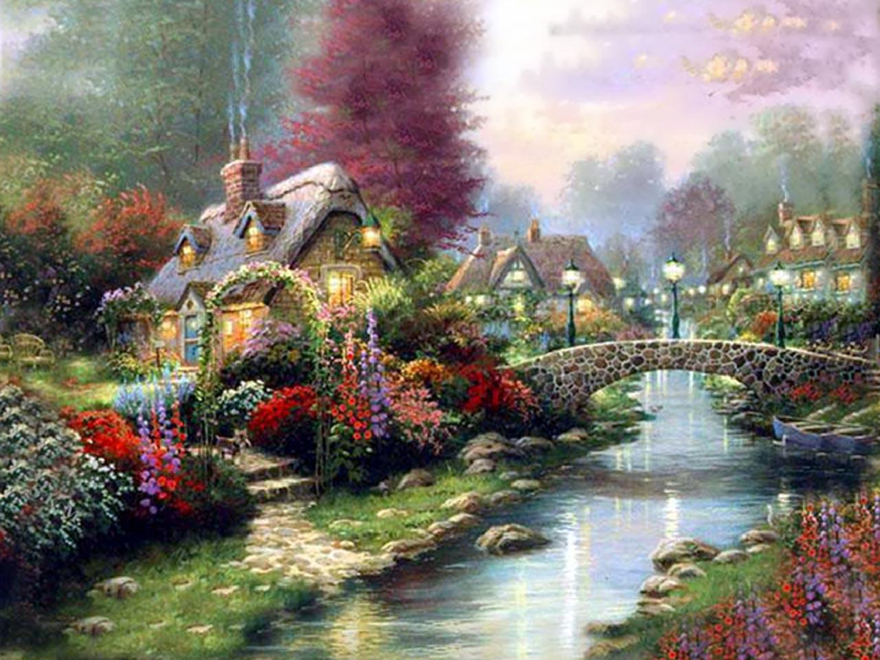 Free Thomas Kinkade Wallpapers For Desktop Wallpaper Cave