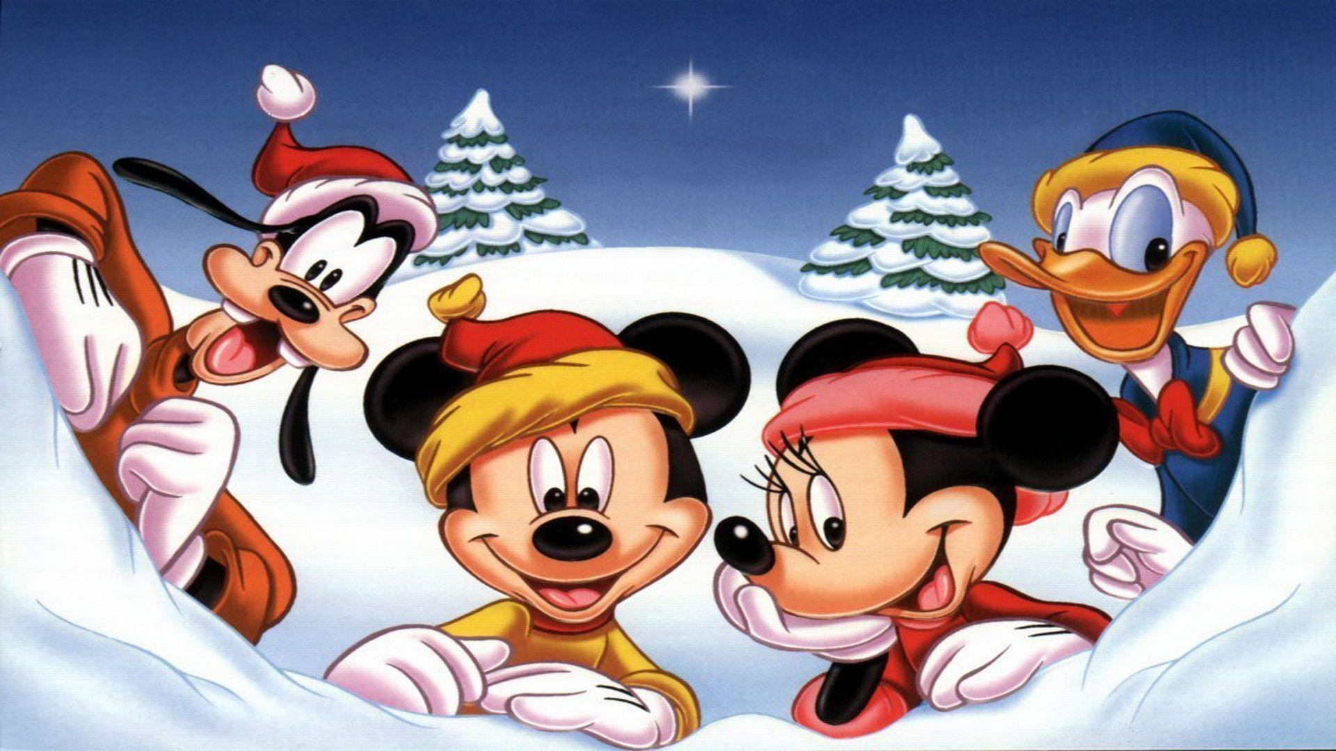 Disney Christmas Wallpapers Desktop Wallpaper Cave