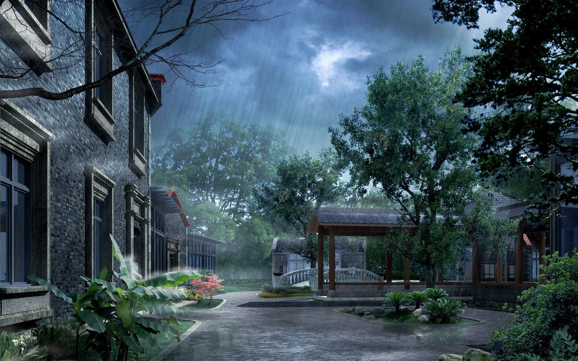 Raining Wallpapers Wallpaper Cave