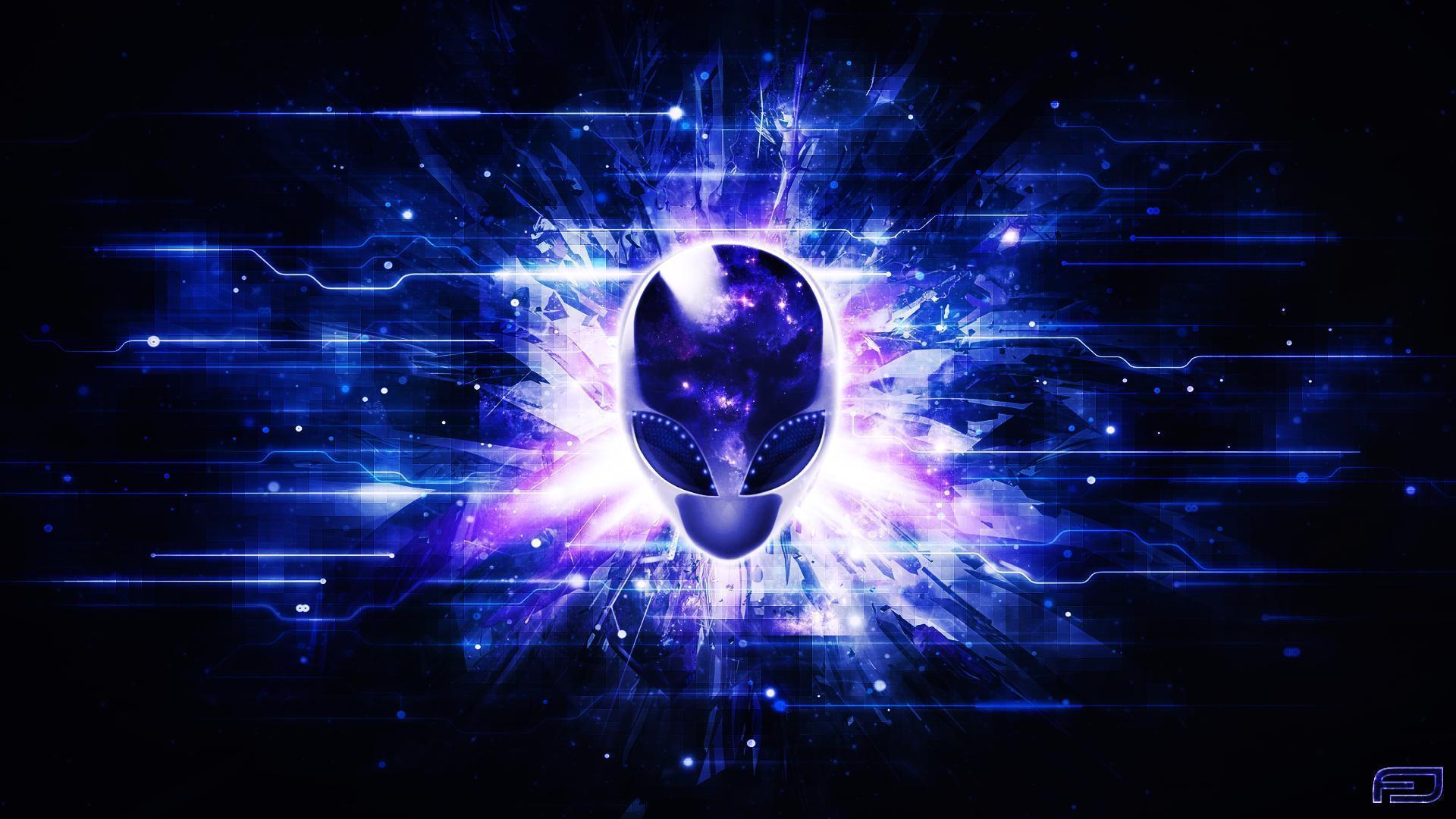 Blue Alienware Wallpapers Wallpaper Cave