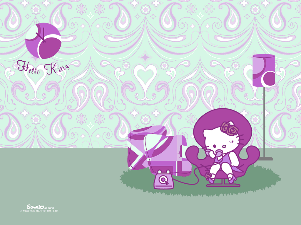 Wallpapers Hello Kitty Hitam Pink Wallpaper Cave